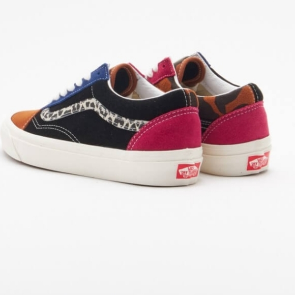 Vans Old Skool 36 Dx Anaheim Factory Animal Mix / Black ladies size 8 Men's 6.5 - Picture 1 of 7